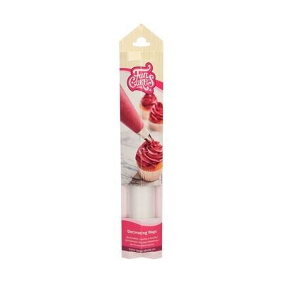 FunCakes Decorating bags -EXTRA LARGE  46εκ -Σακούλες Ζαχαροπλαστικής/Κορνέ Μιας Χρήσης 10 τεμ