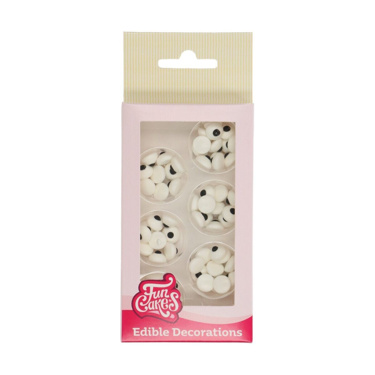 FunCakes Sugar Decorations -EYES 64 τμχ - Βρώσιμα Ζαχαρωτά Μάτια Μικρά