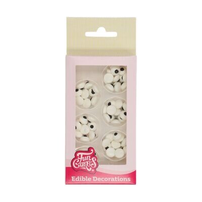 FunCakes Sugar Decorations -EYES 64 τμχ - Βρώσιμα Ζαχαρωτά Μάτια Μικρά