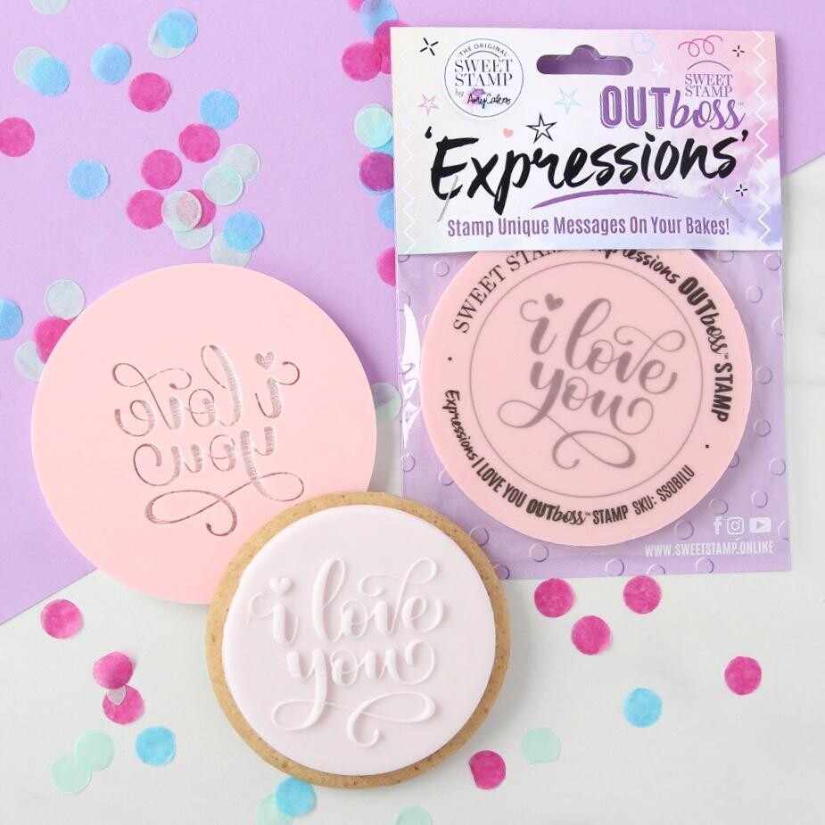 Sweet Stamp -OUTboss Expressions -I LOVE YOU - Σφραγίδα