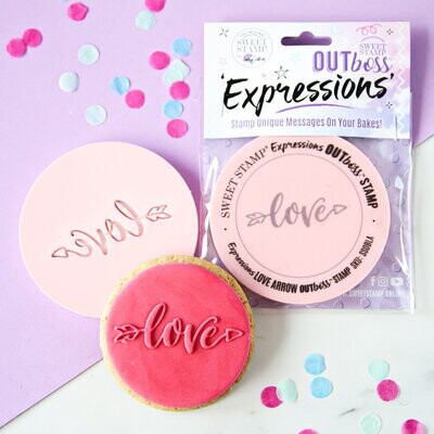 Sweet Stamp -OUTboss Expressions -LOVE ARROW - Σφραγίδα