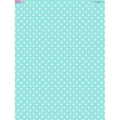 SweetDrops by Cakes By Samantha -Φόντο Φωτογραφίας -Pastel Blue polka