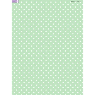 SweetDrops by Cakes By Samantha -Φόντο Φωτογραφίας -Pastel Green Polka 90x120εκ