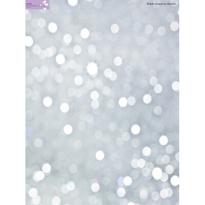 SweetDrops by Cakes By Samantha -Φόντο Φωτογραφίας -Bokeh Silver Circles 90x120εκ