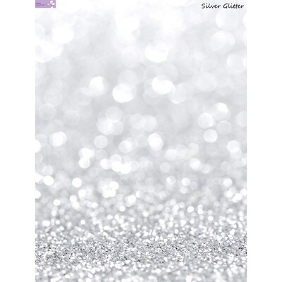 SweetDrops by Cakes By Samantha -Φόντο Φωτογραφίας -Bokeh Silver Glitter 90x120εκ