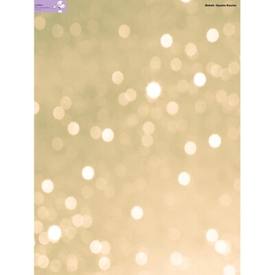 SweetDrops by Cakes By Samantha -Φόντο Φωτογραφίας -Bokeh Gold Circles 90x120εκ
