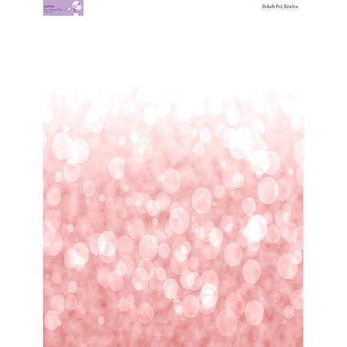 SweetDrops by Cakes By Samantha -Φόντο Φωτογραφίας -Bokeh Pink Circles 90x120εκ