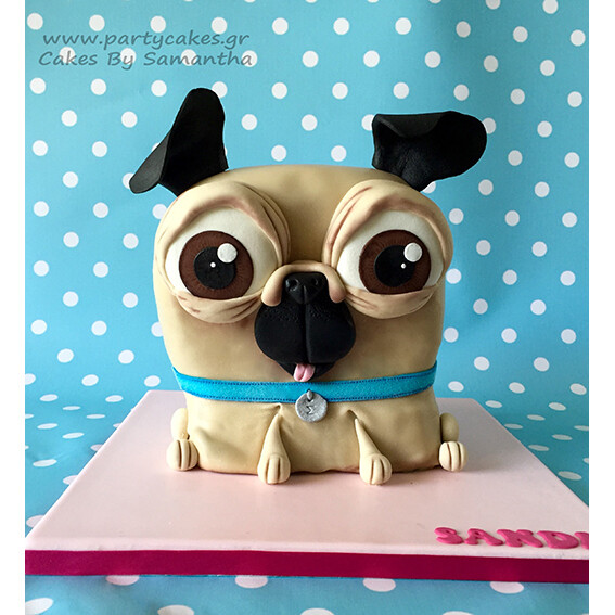 SweetDrops by Cakes By Samantha -Φόντο Φωτογραφίας -Pastel Blue polka