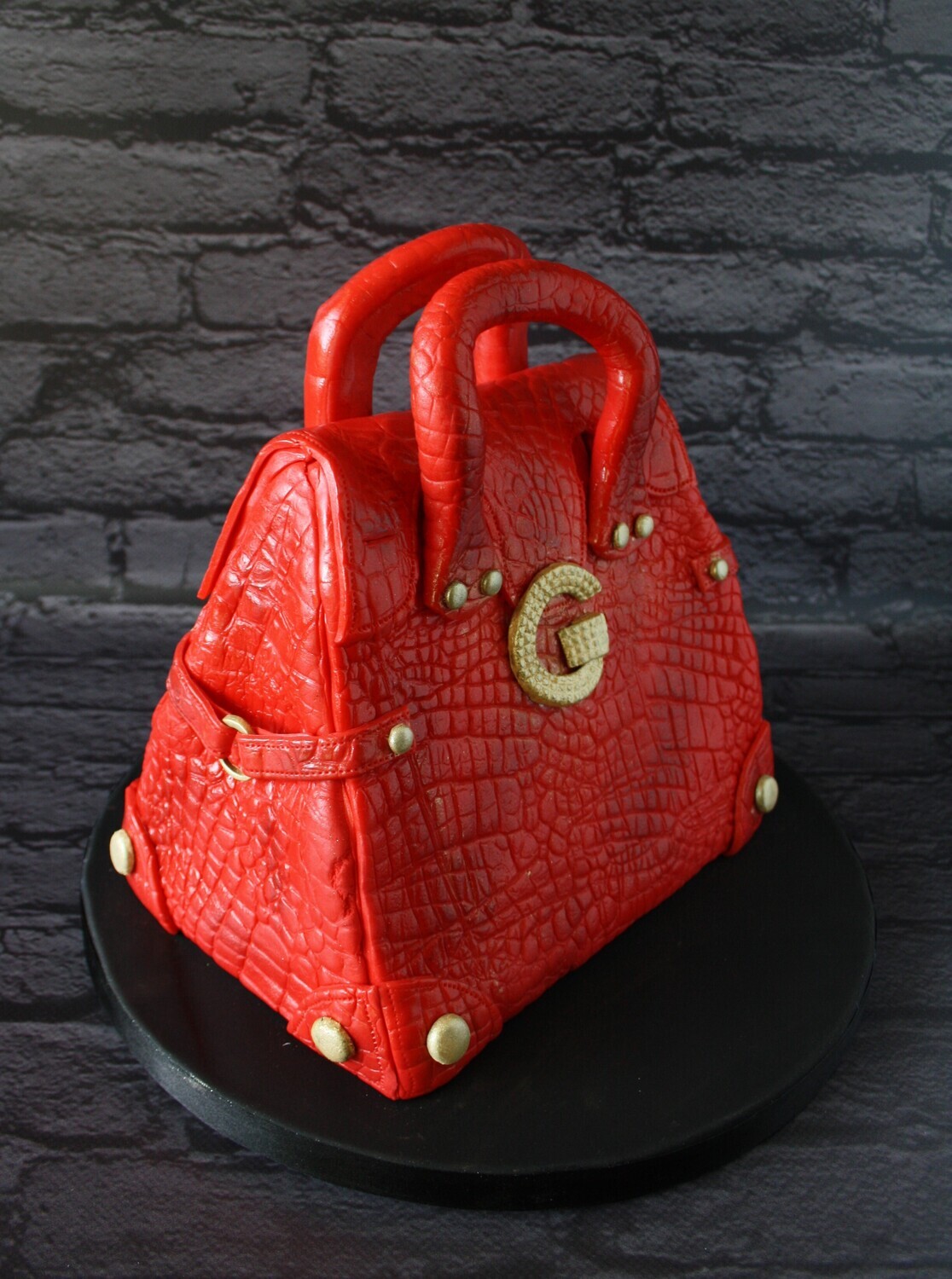 SweetDrops by Cakes By Samantha -Φόντο Φωτογραφίας -Black Brick Wall