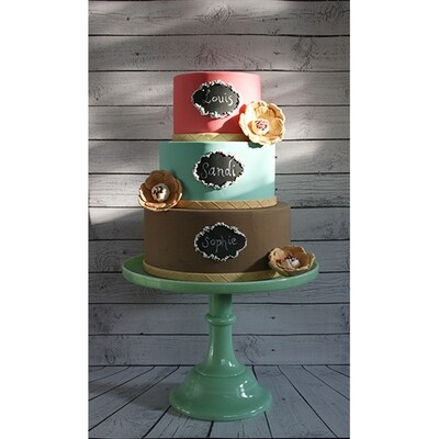SweetDrops by Cakes By Samantha -Φόντο Φωτογραφίας -2 σε 1 White Wood 'Λευκό Ξύλο' 90x120εκ