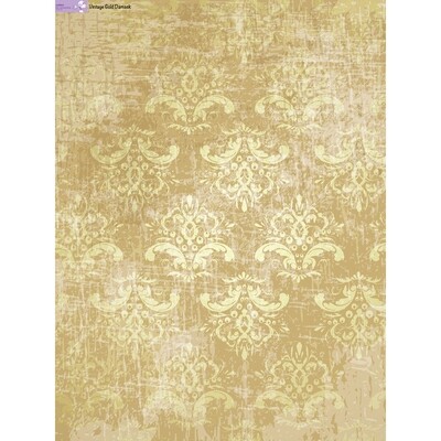 SweetDrops by Cakes By Samantha -Φόντο Φωτογραφίας -Gold Vintage Damask 90x120εκ