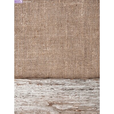 SweetDrops by Cakes By Samantha -Φόντο Φωτογραφίας -2 σε 1 Burlap &amp; Wood 90x120εκ