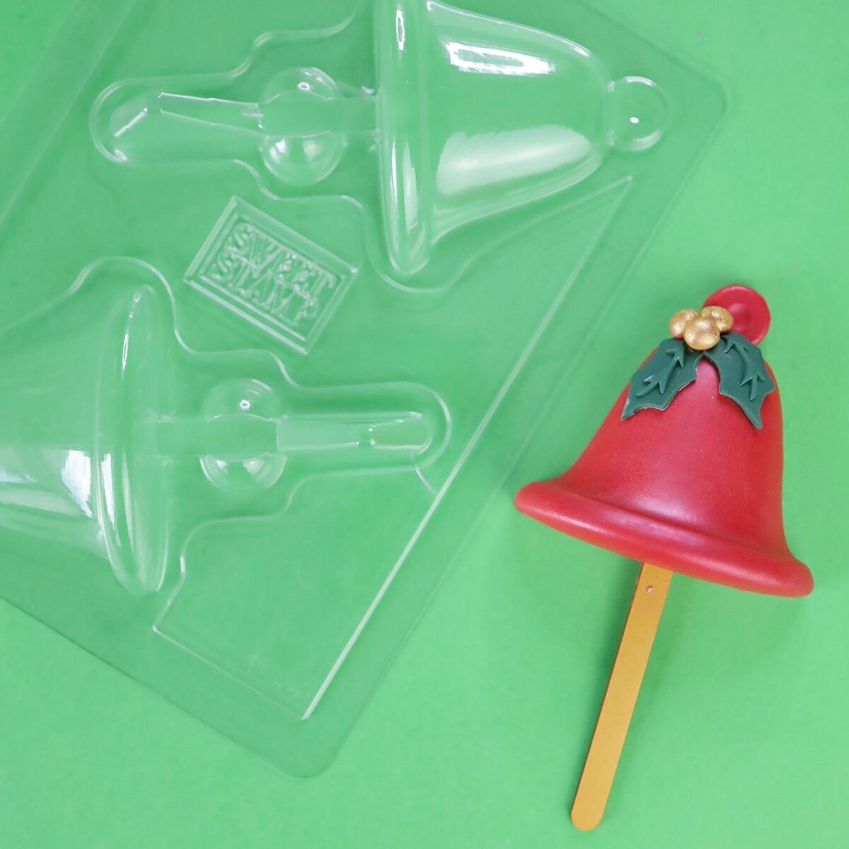 Sweet Stamp Popsicle Mould -BELL - Πλαστικό Καλούπι Κατασκευής Popsicle Καμπάνες