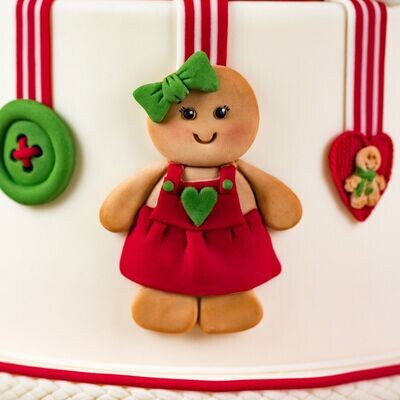 SALE!!! Karen Davies GINGERBREAD PEOPLE - Καλούπι Σιλικόνης Μπισκοτάνθρωποι