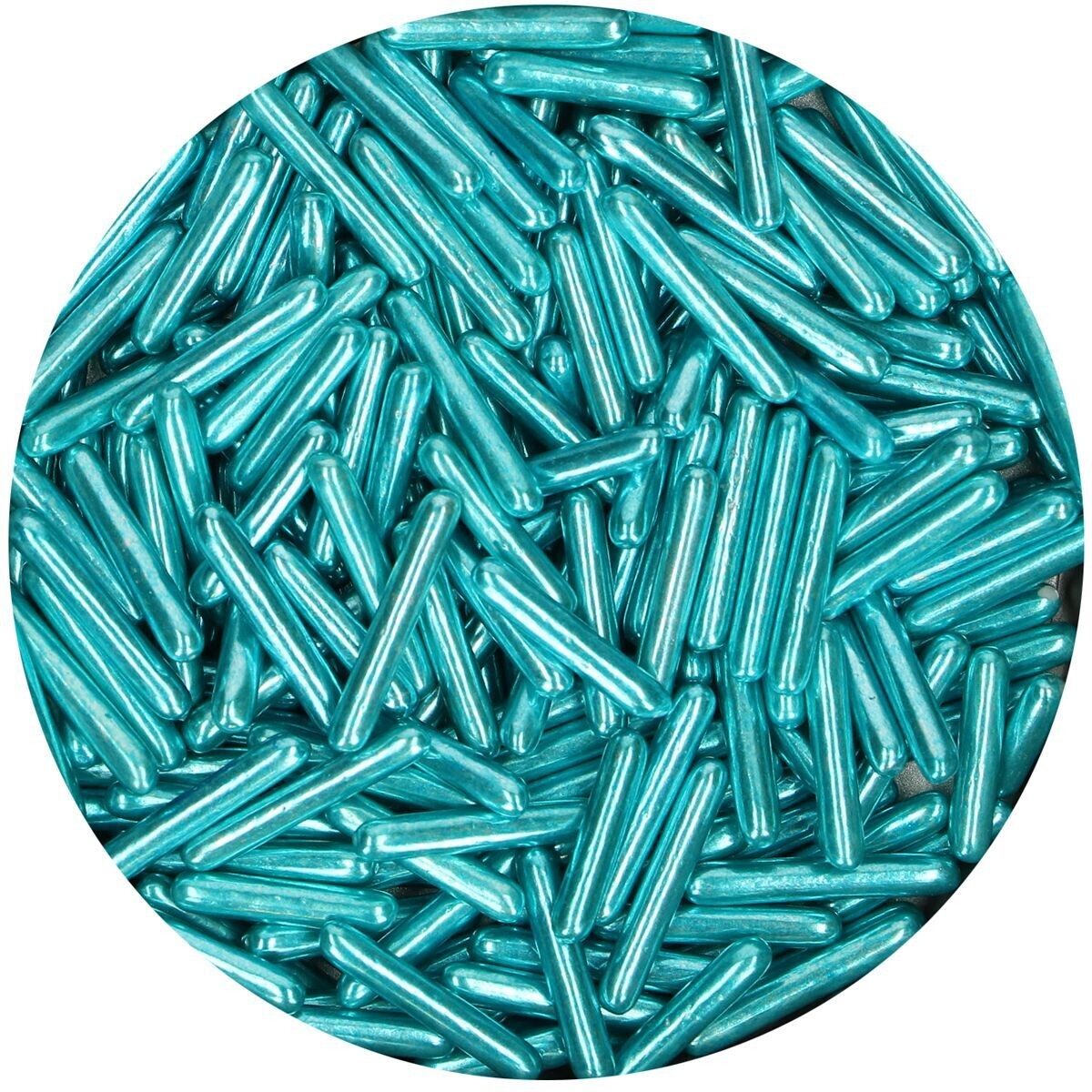 FunCakes Sprinkles -METALLIC Sugar Rods XL BLUE - Μείγμα Ζαχαρωτών Ράβδοι σε Μπλε χρώμα 70γρ
