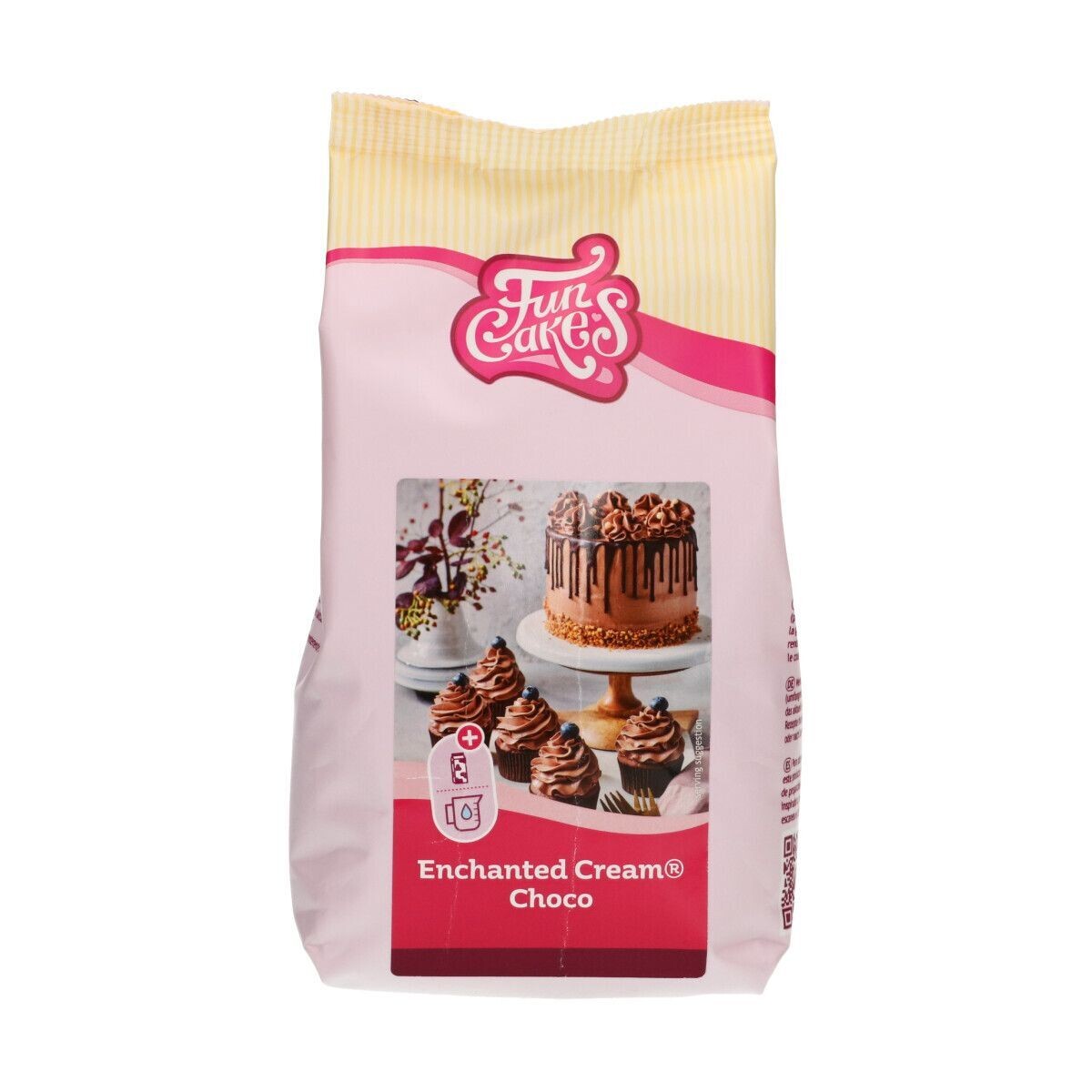 FunCakes Mix for ENCHANTED CREAM CHOCO 450γρ - Μείγμα για Απαλή Βελούδινη Κρέμα με Γεύση Σοκολάτας