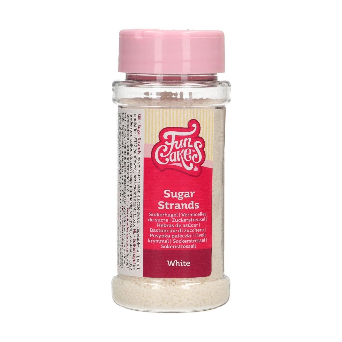 FunCakes Sugar Strands -WHITE 80γρ - Τρούφα Λευκή