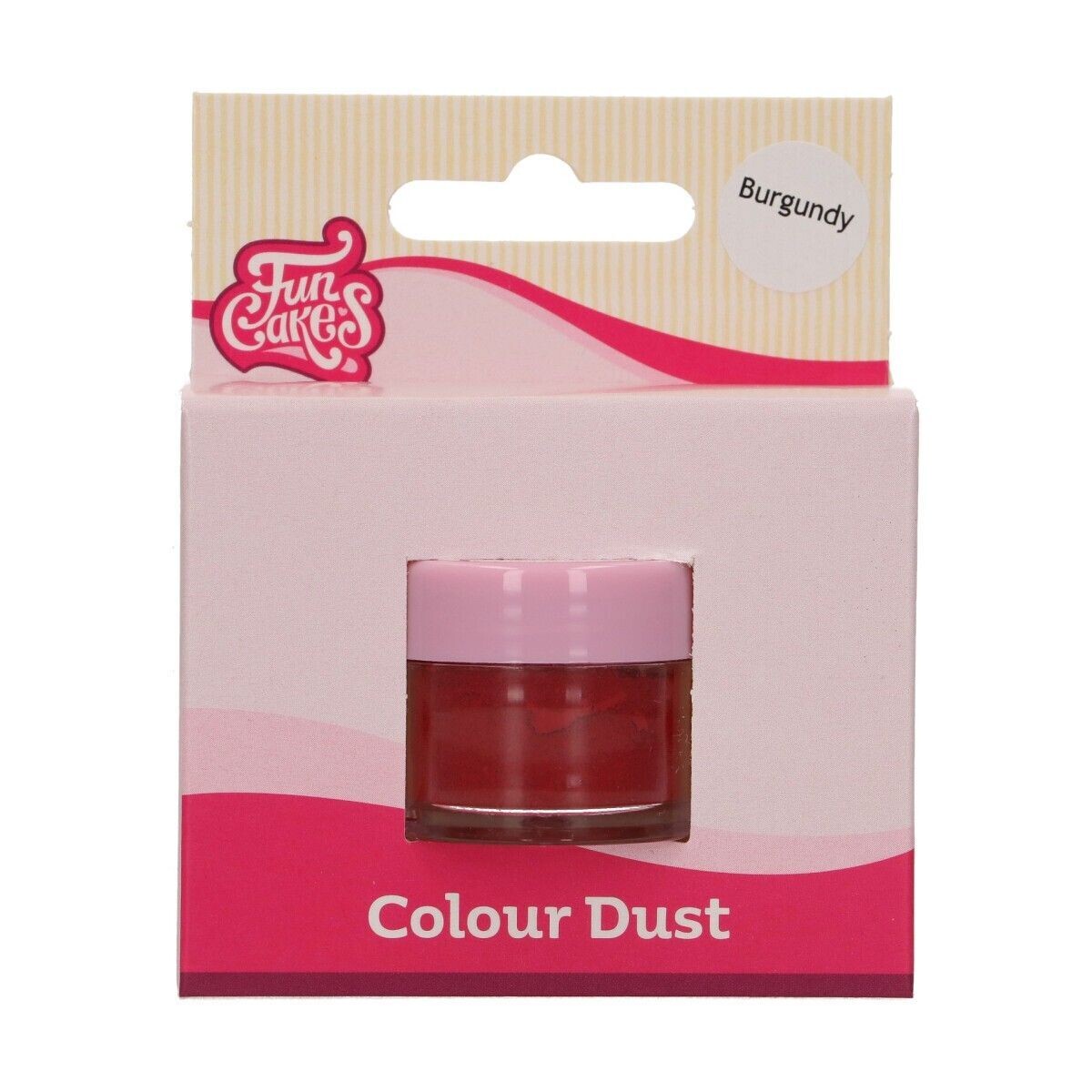FunCakes Edible Dust -MATT -BURGUNDY - Βρώσιμη  Σκόνη Ματ - Ανοιχτό Μπορντώ