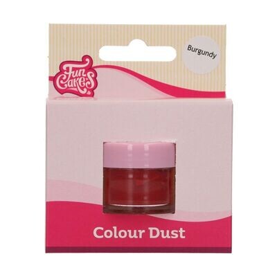 FunCakes Edible Dust -MATT -BURGUNDY - Βρώσιμη  Σκόνη Ματ - Ανοιχτό Μπορντώ