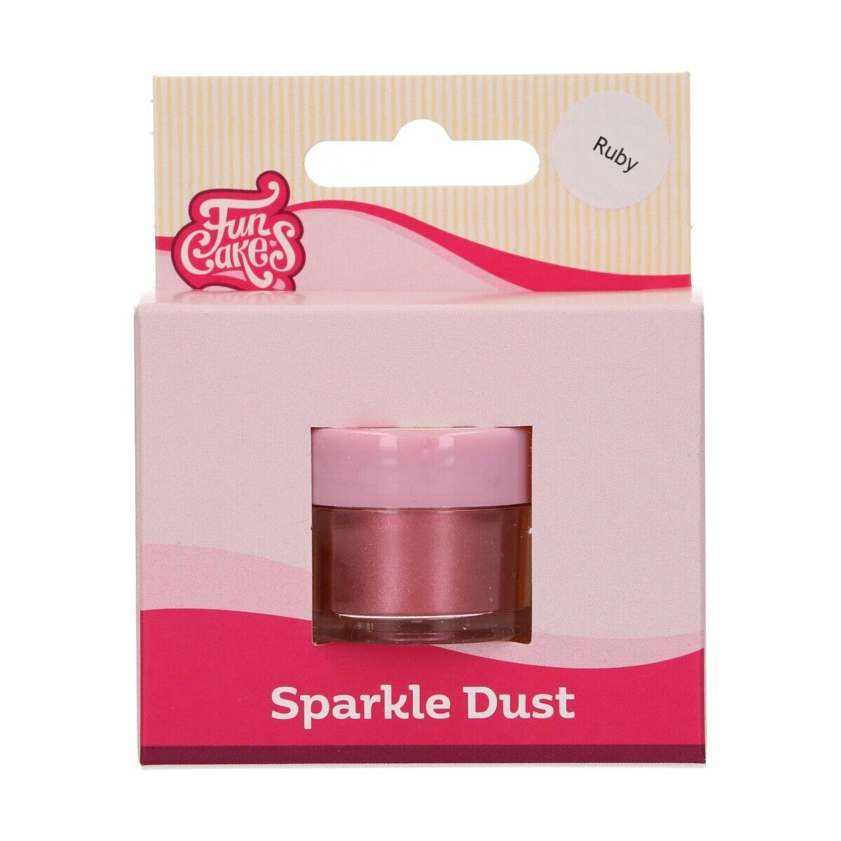 FunCakes Edible Dust -SPARKLE -RUBY - Βρώσιμη Σκόνη - Λαμπερό Κόκκινο Ρουμπινί