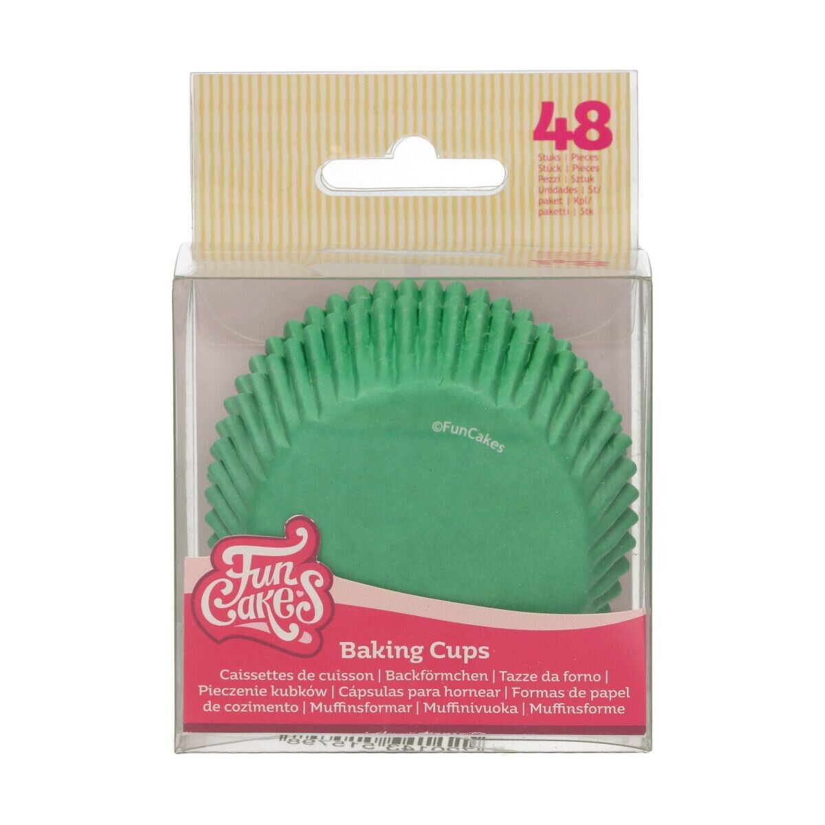 FunCakes Cupcake Cases -GRASS GREEN -Θήκες Ψησίματος -Πράσινο Γρασίδι -48 τεμ