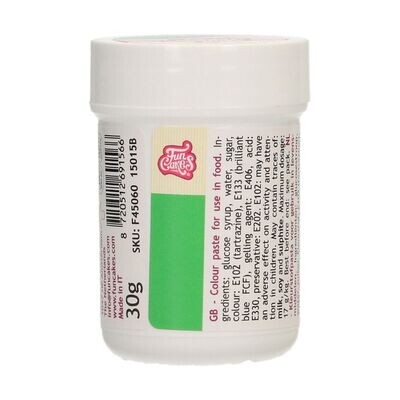 FunCakes FunColours PASTE -GREEN - Χρώμα σε Πάστα - Πράσινο 30γρ