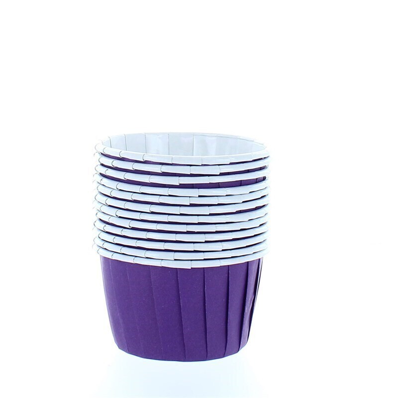Baked With Love Baking Cups -PURPLE -Κυπελάκια Ψησίματος  5εκ -Μωβ 12 τεμ