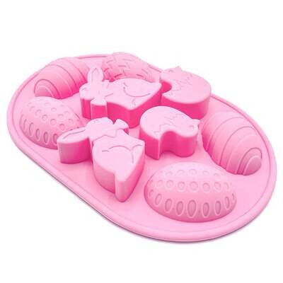 SALE!!! Happy Sprinkles Mould -HAPPY EASTER - Καλούπι Σιλικόνης για 9 Πασχαλινά Σχέδια