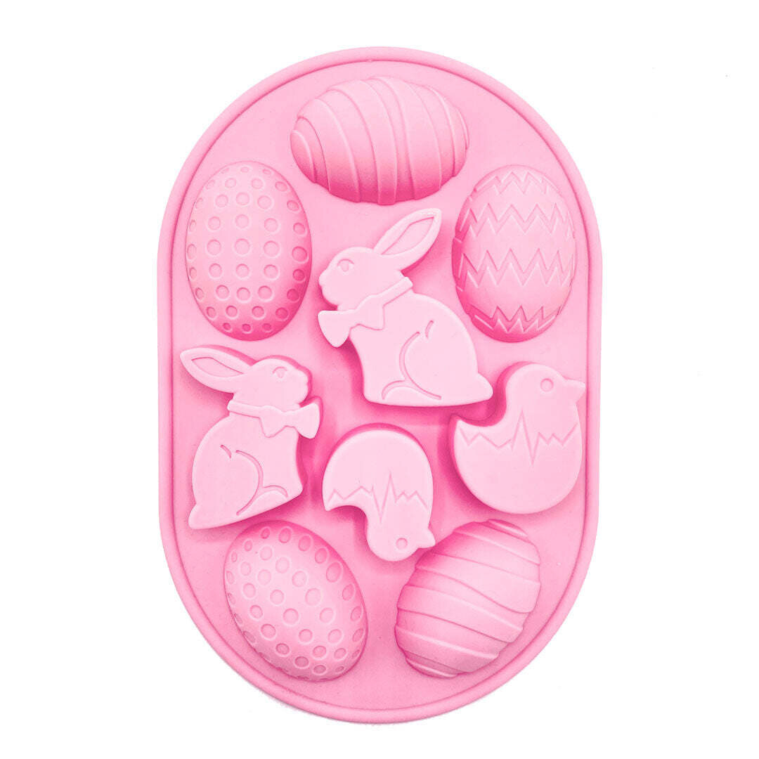SALE!!! Happy Sprinkles Mould -HAPPY EASTER - Καλούπι Σιλικόνης για 9 Πασχαλινά Σχέδια