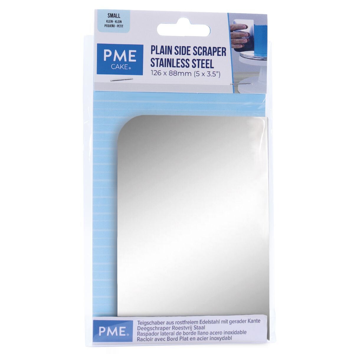 PME Scraper -Stainless Steel -SMALL -Μικρή Λεία Σπάτουλα/Ξύστρα 13εκ