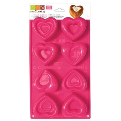 SALE!!! ScrapCooking Silicone -BAKING MOULD -HEARTS - Φόρμα ψησίματος Σιλικόνης Καρδιές SALE!!! ScrapCooking Silicone -BAKING MOULD -HEARTS - Φόρμα ψησίματος Σιλικόνης Καρδιές