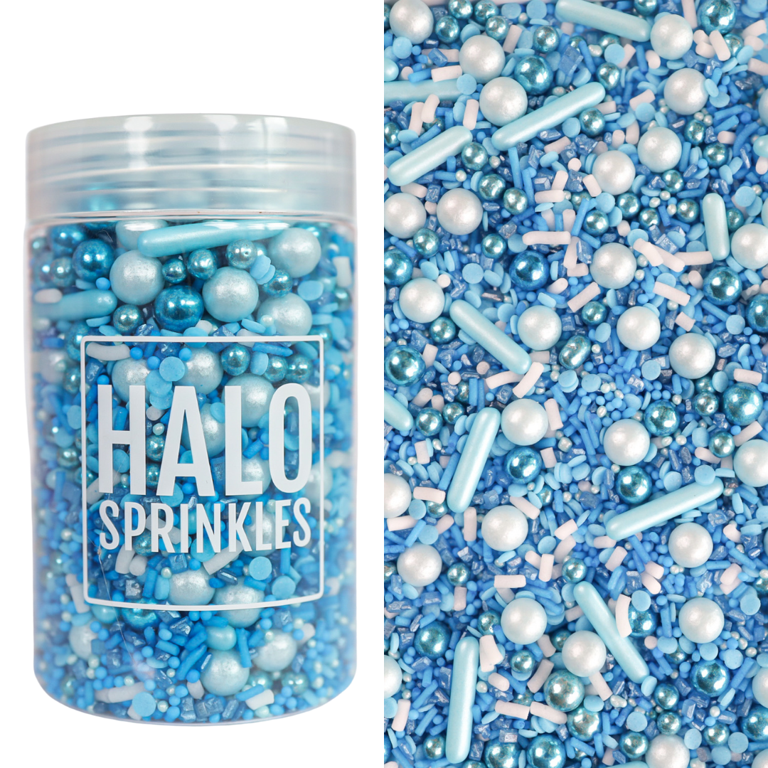 Halo Sprinkles MIX -DA BA DEE DA BA DI 125γρ - Μείγμα Ζαχαρωτών σε Αποχρώσεις του Μπλε