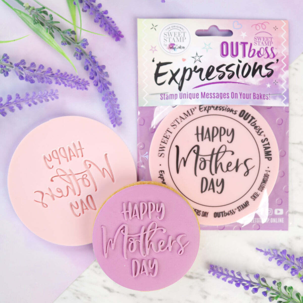 Sweet Stamp -OUTboss -'HAPPY MOTHERS' DAY' -TRENDY Σφραγίδα