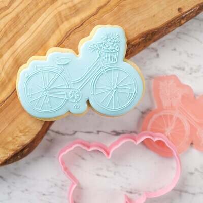 Sweet Stamp -OUTboss Stamp &#39;n Cut -BICYCLE - Κουπ Πατ και Σφραγίδα Ποδήλατο