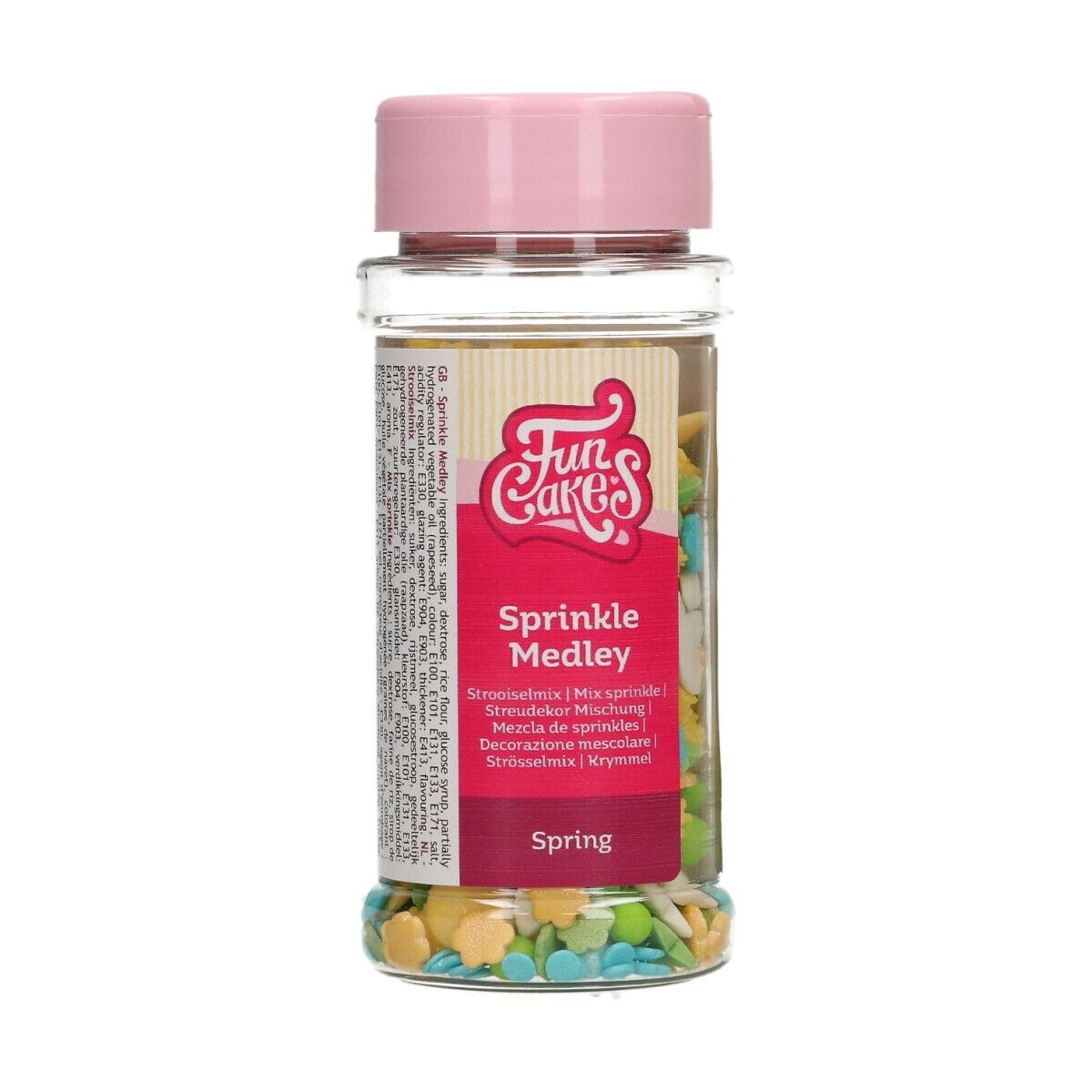 FunCakes Sprinkle Mix 50γρ -SPRING MEDLEY - Μείγμα Ζαχαρωτών σε Ανοιξιάτικες Αποχρώσεις