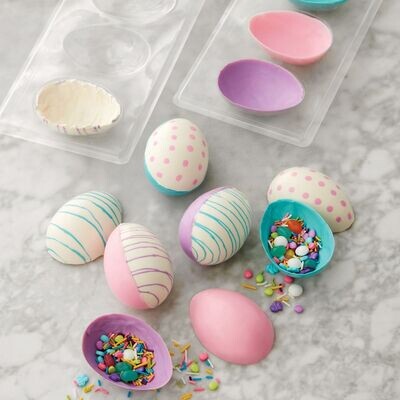 Wilton Candy Mould -3D EASTER EGGS - Πλαστικό Καλούπι για 3 Αυγά