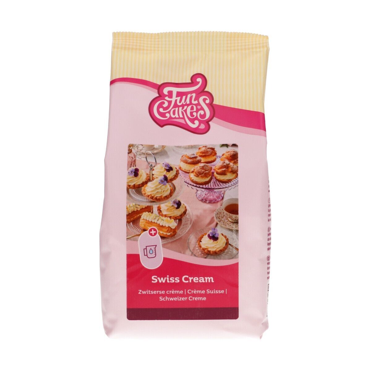 FunCakes Mix for SWISS CREAM (CRÈME SUISSE) 500γρ -Μείγμα για Ελβετική Κρέμα