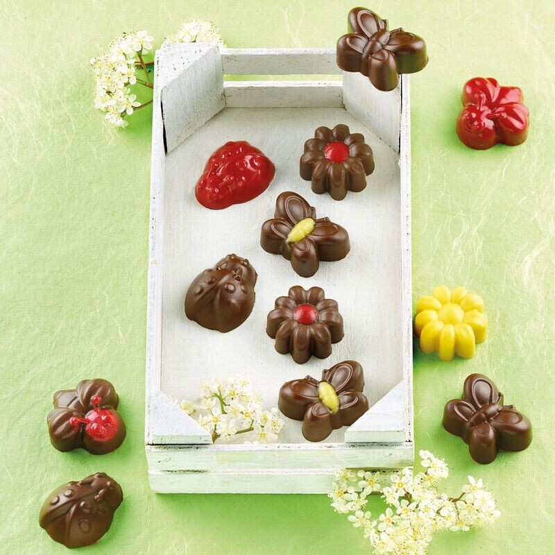 SALE!!! Silikomart Chocolate Mould -SPRINGLIFE - Καλούπι Σιλικόνης για Ανοιξιάτικα σοκολατάκια