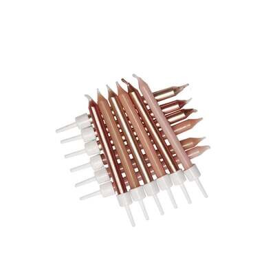 SALE!!! By AH -Candles -Set of 12 -NEUTRAL METALLICS - Κεράκια 12τεμ σε Ουδέτερα μεταλλικά χρώματα SALE!!! By AH -Candles -Set of 12 -NEUTRAL METALLICS - Κεράκια 12τεμ σε Ουδέτερα μεταλλικά χρώματα