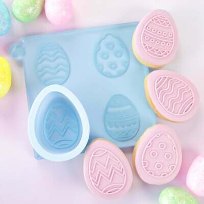 Sweet Stamp- -OUTboss Stamp &#39;n Cut Mini -EASTER EGGS - Κουπ Πατ και Μίνι Σφραγίδες Πασχαλινά Αυγά