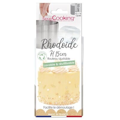 ScrapCooking Reusable Acetate Foil 15εκ - Επαναχρησιμοποιούμενο Διάφανο Φύλλο ύψους 15εκ