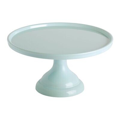 Melamine Cake Stand -SMALL VINTAGE BLUE - Μικρή Βάση Για Τούρτα από Μελαμίνη Γαλάζια- 24εκ