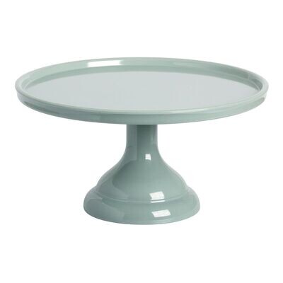 Melamine Cake Stand -SMALL SAGE GREEN - Μικρή Βάση Για Τούρτα από Μελαμίνη Πράσινο του Φασκόμηλου - 24εκ
