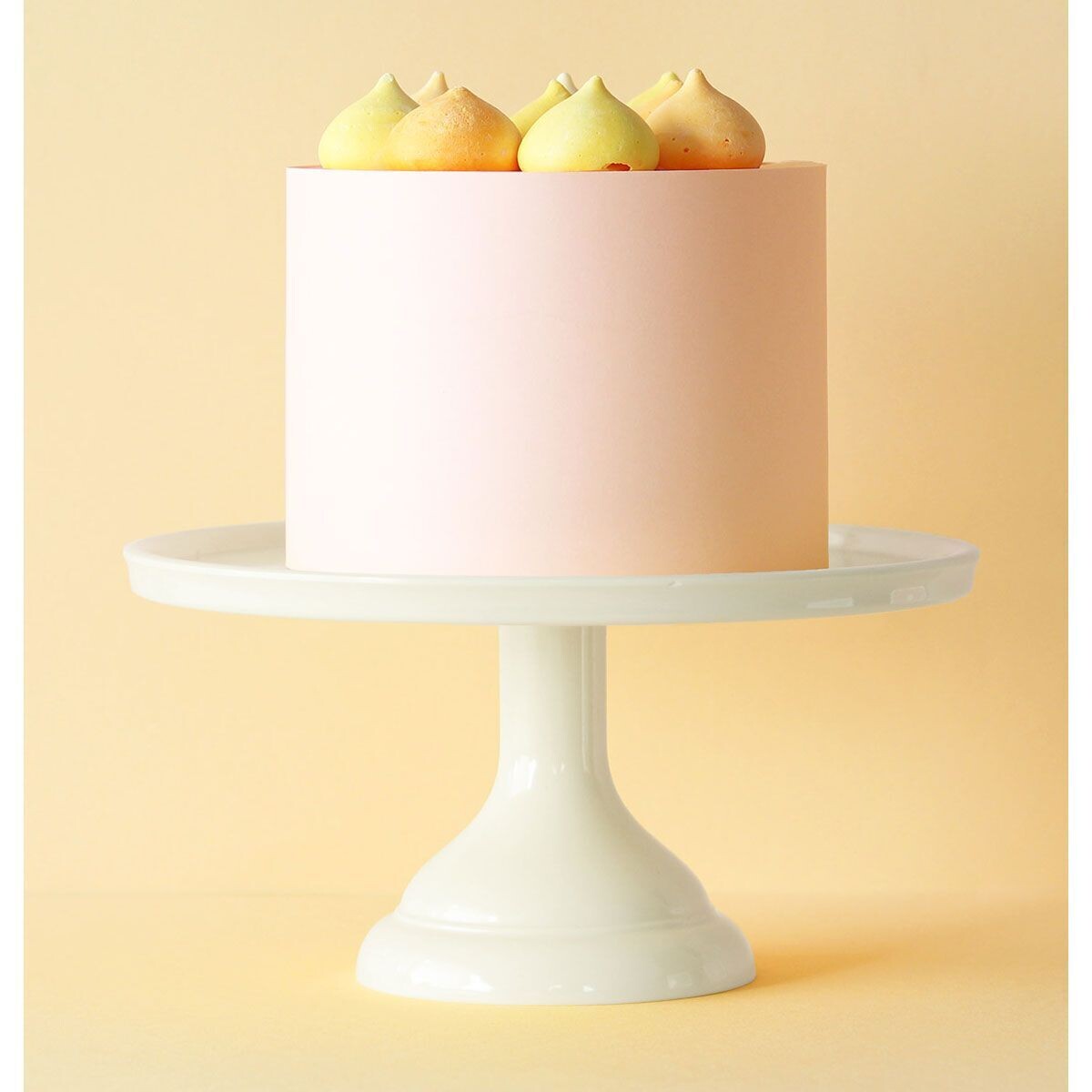 Melamine Cake Stand -SMALL VANILLA CREAM - Μικρή Βάση Για Τούρτα από Μελαμίνη Ιβουάρ - 24εκ