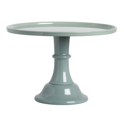 Melamine Cake Stand -LARGE SAGE GREEN - Μεγάλη Βάση Για Τούρτα από Μελαμίνη Πράσινο του Φασκόμηλου - 30εκ