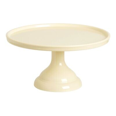 Melamine Cake Stand -SMALL VANILLA CREAM - Μικρή Βάση Για Τούρτα από Μελαμίνη Ιβουάρ - 24εκ