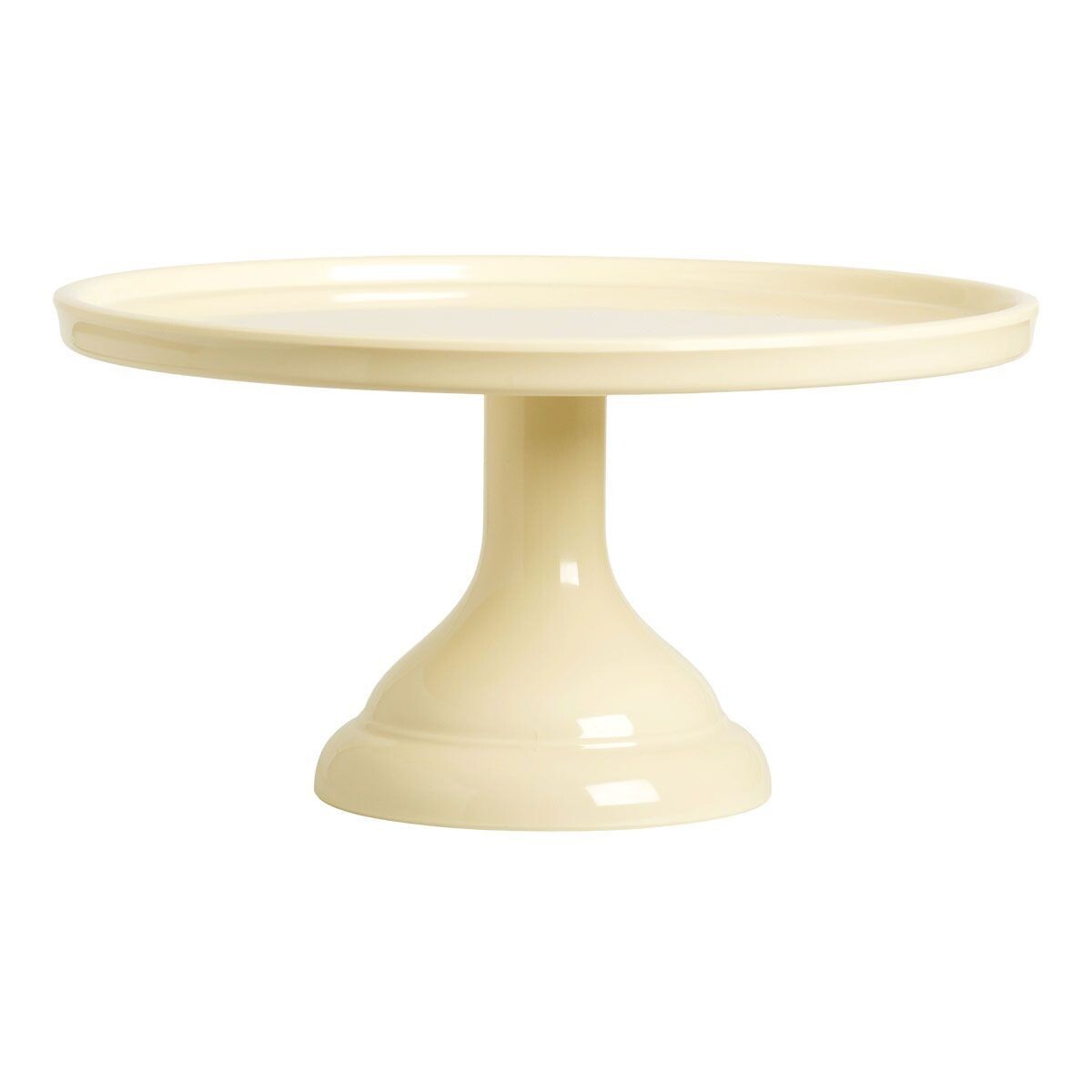 Melamine Cake Stand -SMALL VANILLA CREAM - Μικρή Βάση Για Τούρτα από Μελαμίνη Ιβουάρ - 24εκ