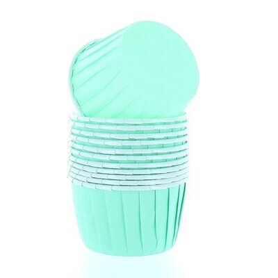 Baked With Love Baking Cups -AQUA -Κυπελάκια Ψησίματος 5εκ -Βεραμάν 12 τεμ