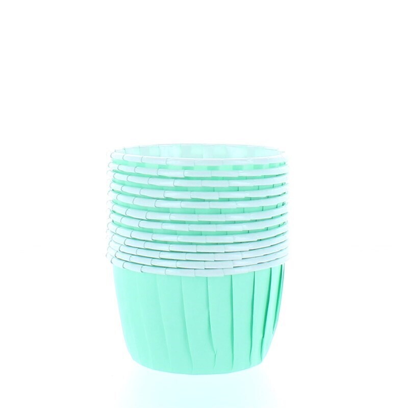 Baked With Love Baking Cups -AQUA -Κυπελάκια Ψησίματος 5εκ -Βεραμάν 12 τεμ