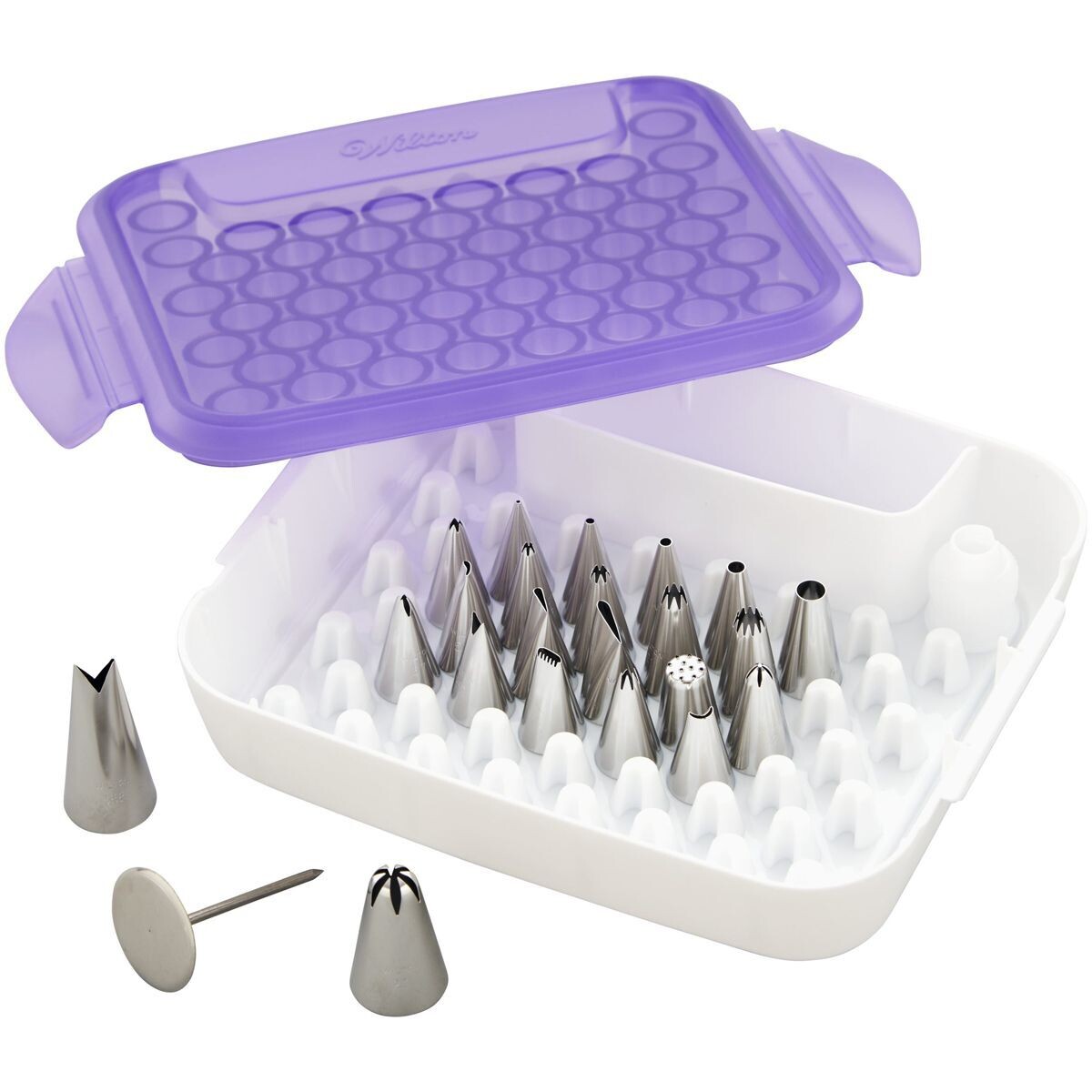 WILTON Nozzles -Deluxe Tip -Set of 22 - Σετ 22τεμ - Μύτες για κορνέ σε θήκη